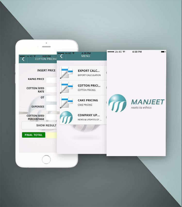 Manjeet Cotton's Enterprise Calculator Mobile App